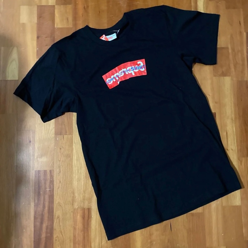 NEW Supreme x Comme des Garçons SHIRT Box Logo Tee
